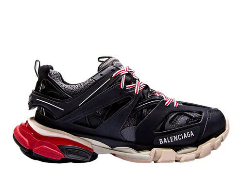 BALENCIAG* SNEAKER TESS.S.GOMMA MAILLE BLACK RED