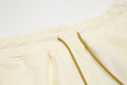 Rhud3 2023ss mens and womens classic pearl letter floral shorts