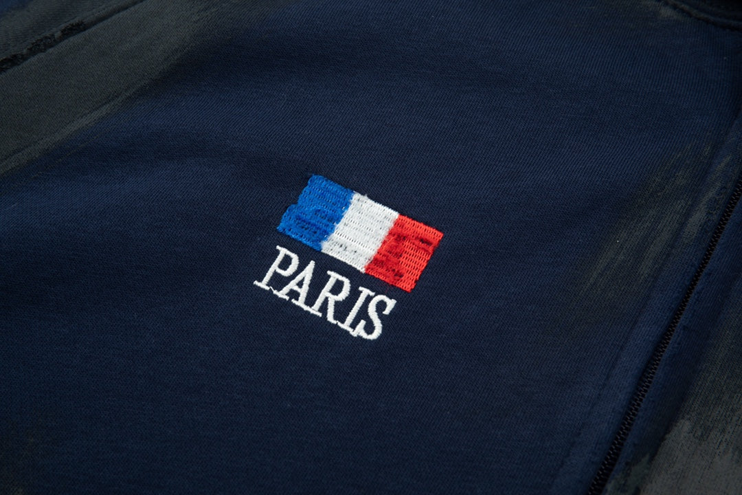 Balancig* Zip Up Hoodie Dark Navy