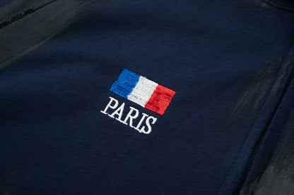 Balancig* Zip Up Hoodie Dark Navy