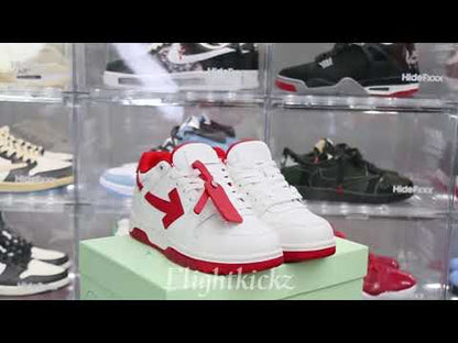 Off-White White Red Out Of Office Sneaker