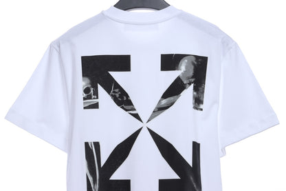 OW Caravaggio black and white religious short sleeves 2QFLYNAO