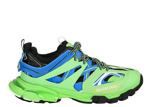 Balenciag* Track Trainer Blue Green