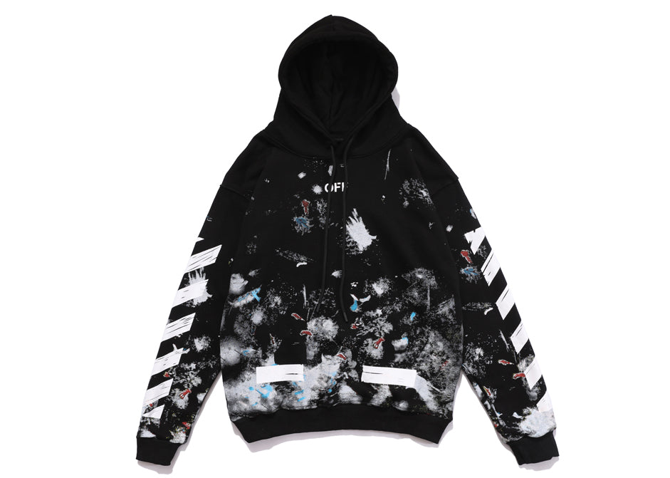 OFF-WHITE Starry Sky Fireworks Hoodie
