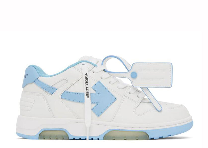 OFF-WHITE White & Blue Out Of Office Sneakers 8LDKPOXO