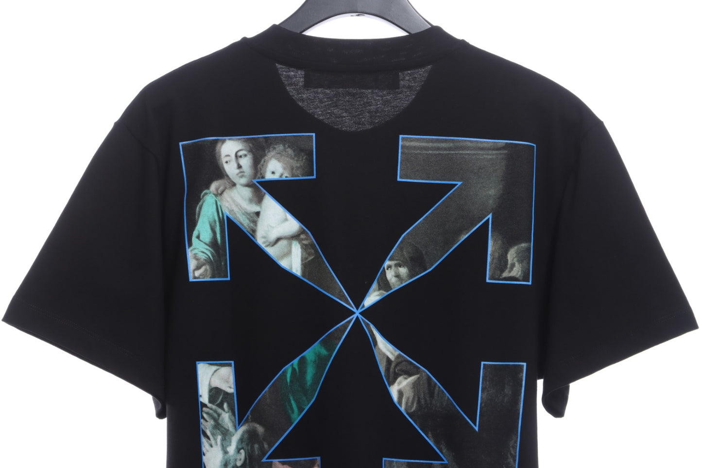 OW colorful religious print short sleeves