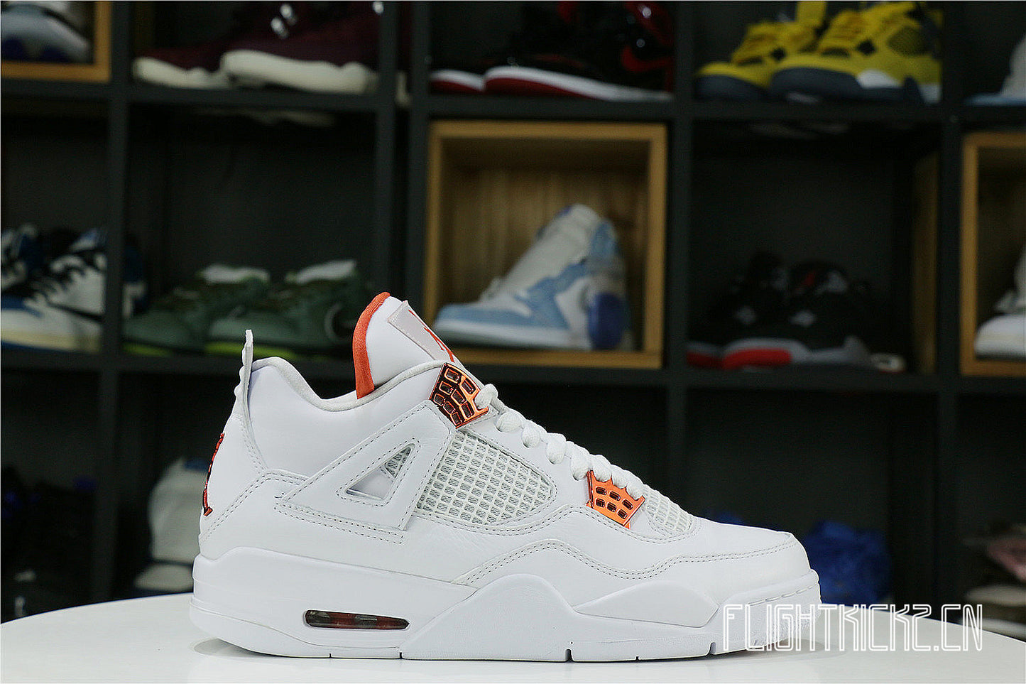 Air Jordan 4 Retro Orange Metallic 2020(LN5 A1 Batch)