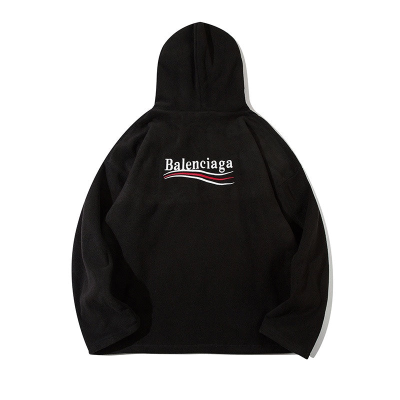 Balenciag* Fleece Hoodie