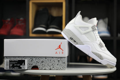 Air Jordan 4 Retro GS White Oreo (GS) (LN5 A1 Batch)