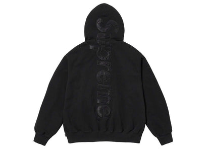 Supreme 22FW Satin Appliqué Hooded Sweatshirt