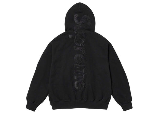 Supreme 22FW Satin Appliqué Hooded Sweatshirt