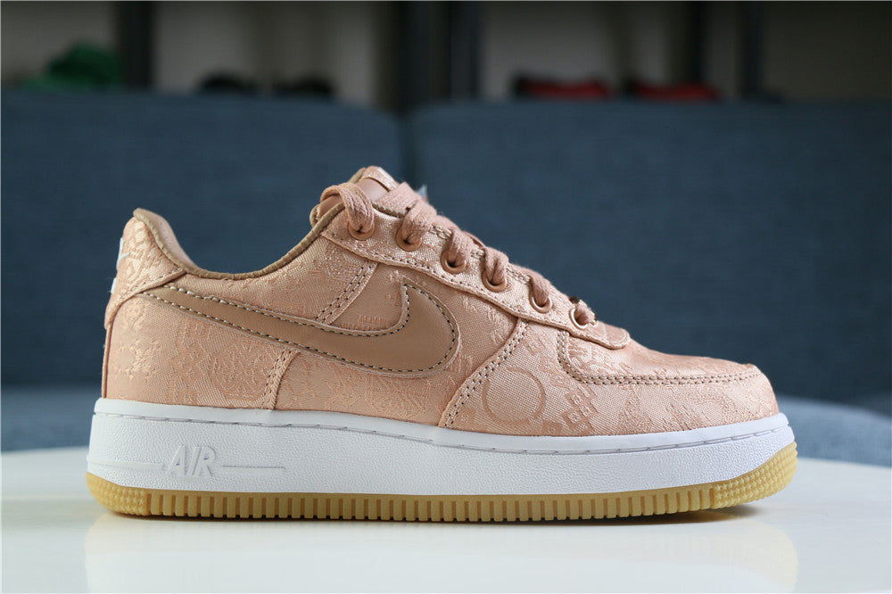 CLOT x Nike Air Force 1 Low Rose Gold