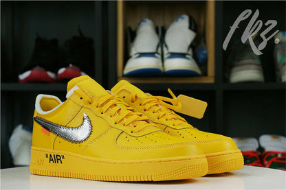 Off White x Air Force 1 University Gold 2021