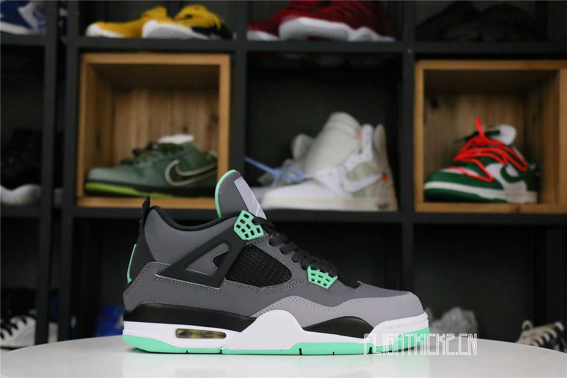 Jordan 4 Retro Green Glow( Ln5 A1 Batch)