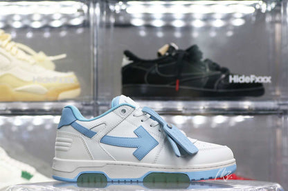 OFF-WHITE White & Blue Out Of Office Sneakers 8LDKPOXO
