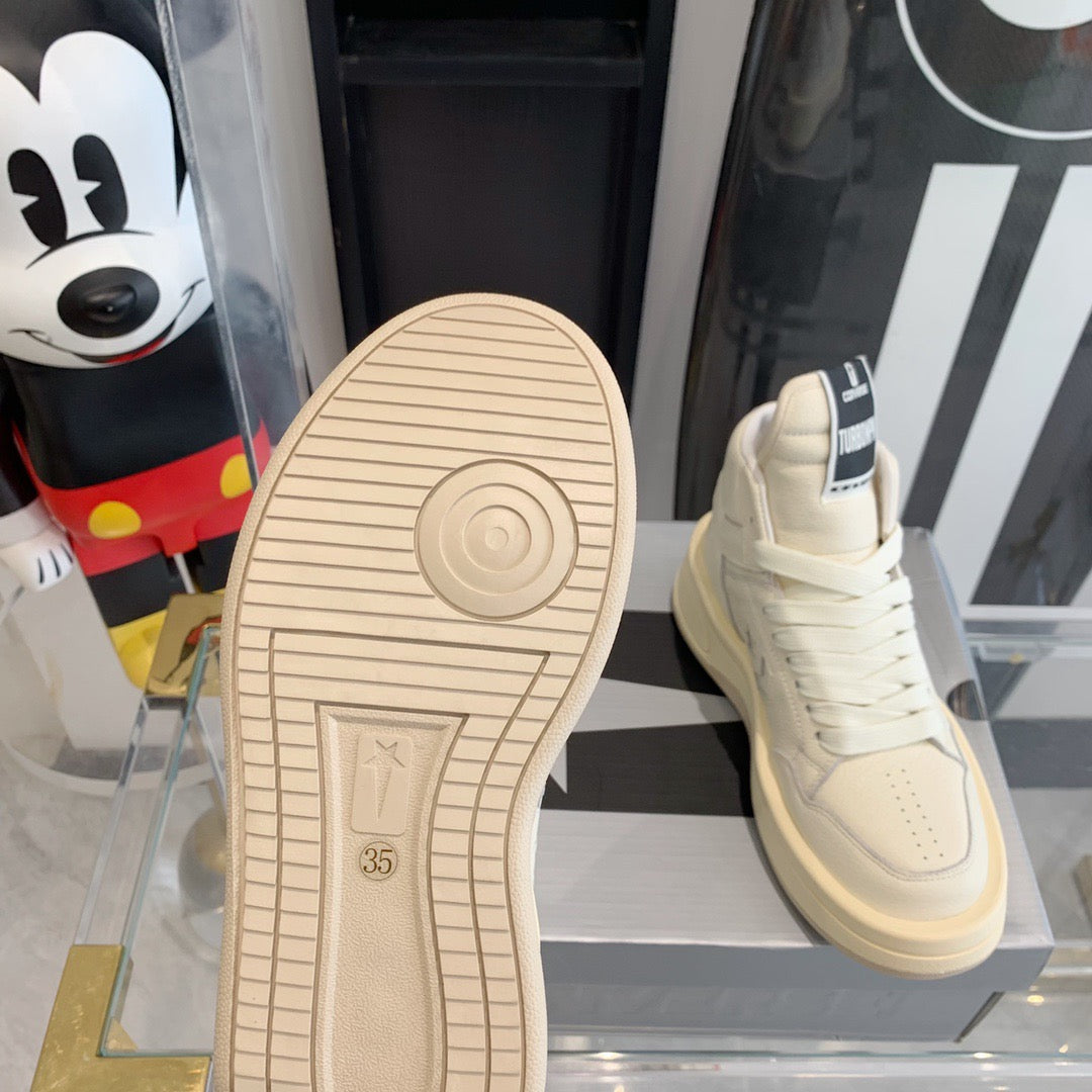 R!ck Ow3ns x Converse TURBOWPN White