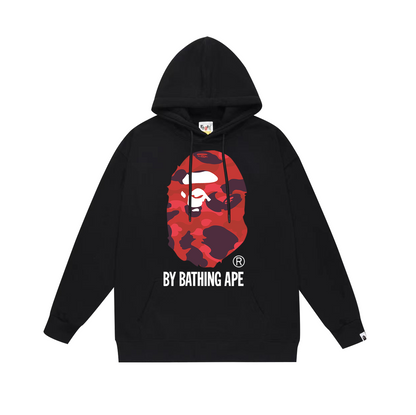 BAPE Ape Head cartoon graphic print hoodie PZRYINT6