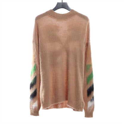 OFF WHITE Mohair Sweater Brown