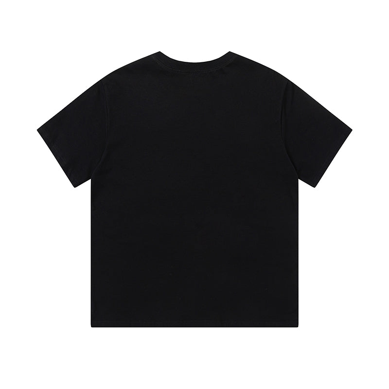 Travis Scott Lightning Fujiwara letter printing pattern short sleeves