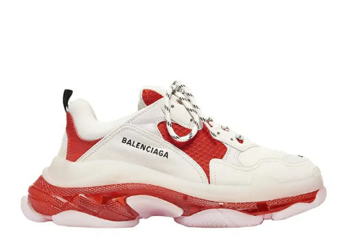 Balenciag* Triple S Red white