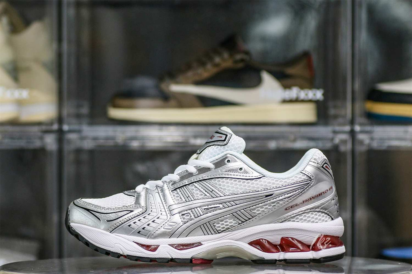 Gel Kayano 14 Pure Silver Red 2021