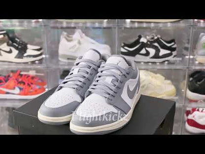 Air Jordan 1 Low White Wolf Grey 2021