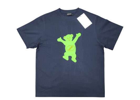 WE11D0NE Classic Flocked Teddy Bear T-Shirt