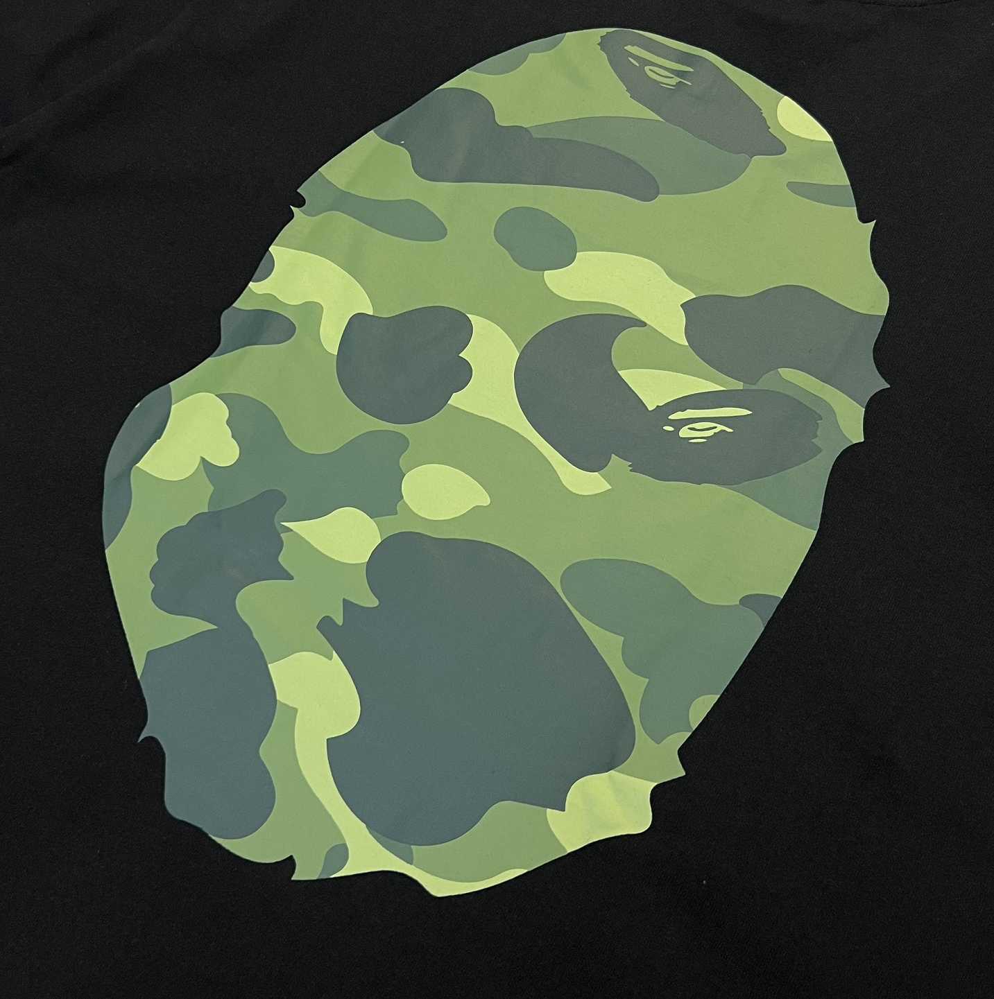 BAPE Green Color Camo By Bathing Tee