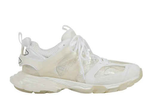 Balenciag* Wmns Track Sneaker Clear Sole 鈥?White Cream