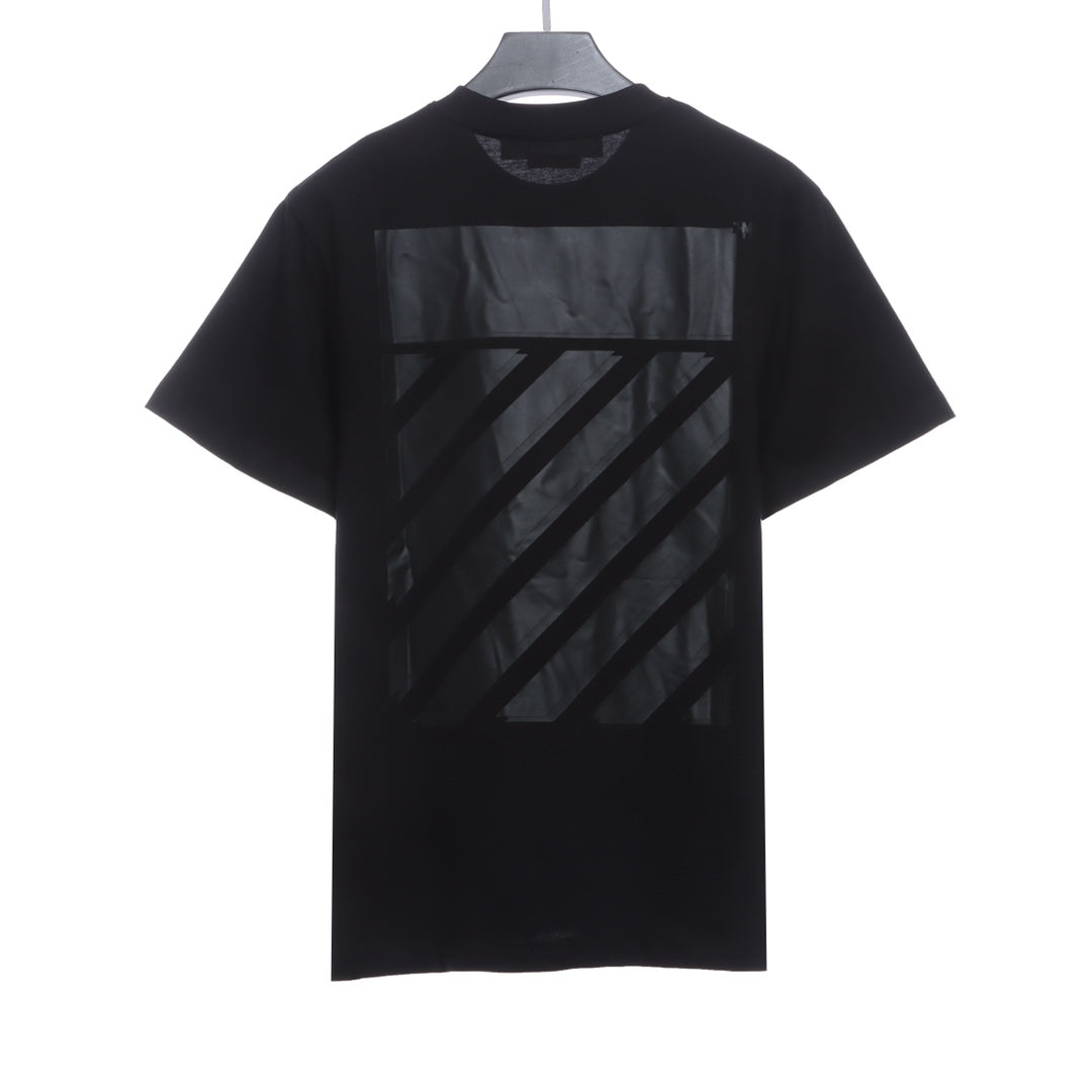 0W Overlap Zebra Arrow Print Short Sleeve