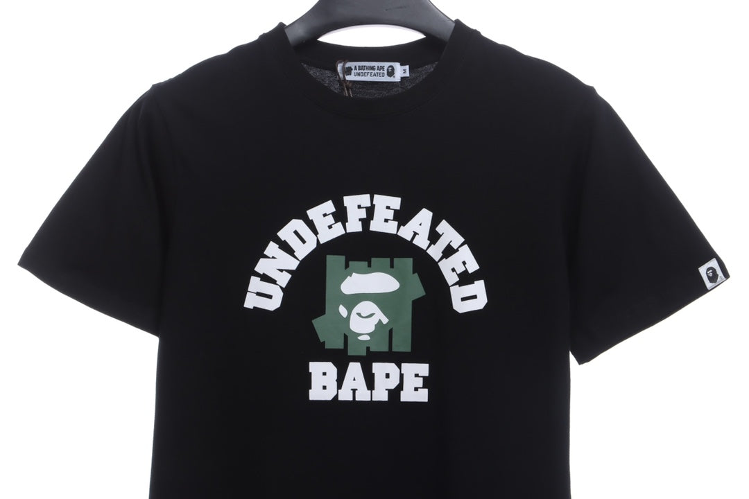 BAPE co-signed UDF camouflage five-bar short sleeves