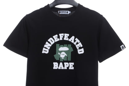 BAPE co-signed UDF camouflage five-bar short sleeves