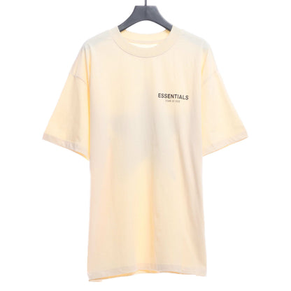 Fear of god Essentials back five-pointed star print short-sleeved T-shirt