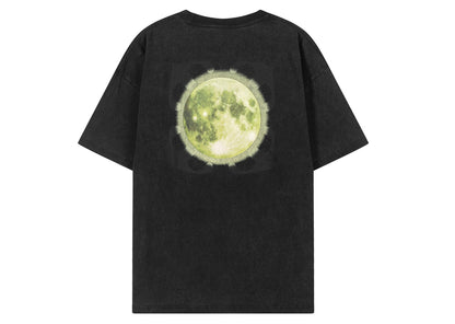 Off White Water Washed Moon T shirt