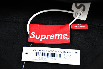 Supreme FW20 Week 15 Cross Box Logo Hooded Sweatshirt