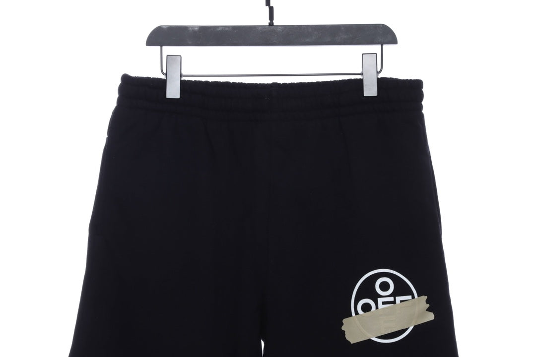 OW striped printed shorts