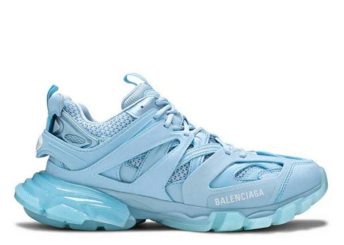 Balenciag* Track Sneaker Clear Sole 鈥?Light Blue