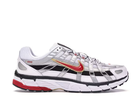 Nike P-6000 White Gold Red (Womens)