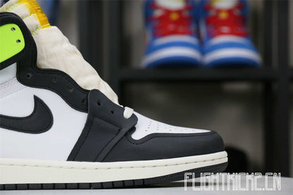 Jordan 1 Retro High White Black Volt University Gold