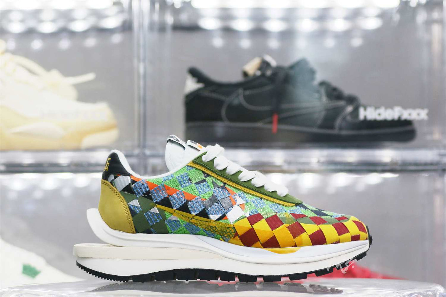 Sacai x Nike Waffe Woven Green Gusto