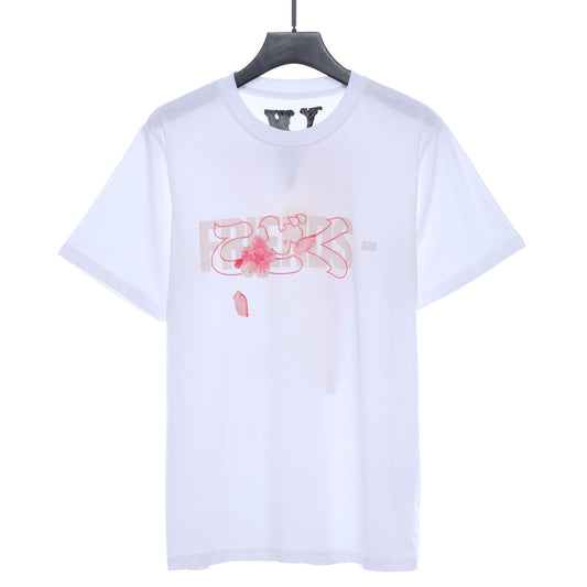 VLONE Sakura Cherry Blossom Print Short Sleeves