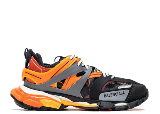 Balenciag* Wmns Track Trainer Black Orange Grey