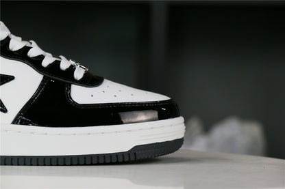 OFF-WHITE A Bathing Ape Bape Sta Low Black