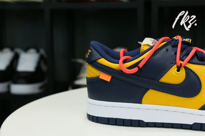 Off-White x Nike Dunk Low Michigan 2019(LN5 A1 Batch)