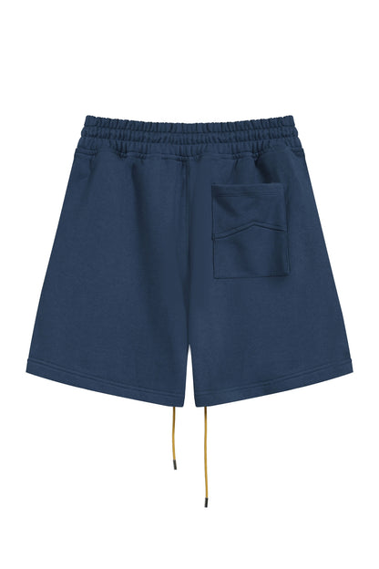 RHUDE monogram logo embroidered drawstring shorts