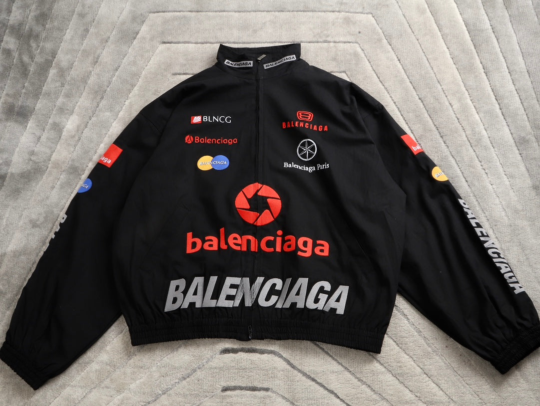 Balancig* logo-print Zip Jacket