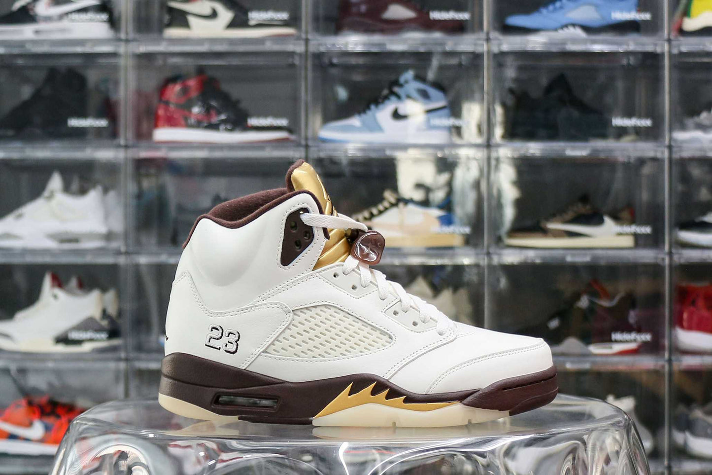Air Jordan 5 Retro Olympic Gold White Mocha