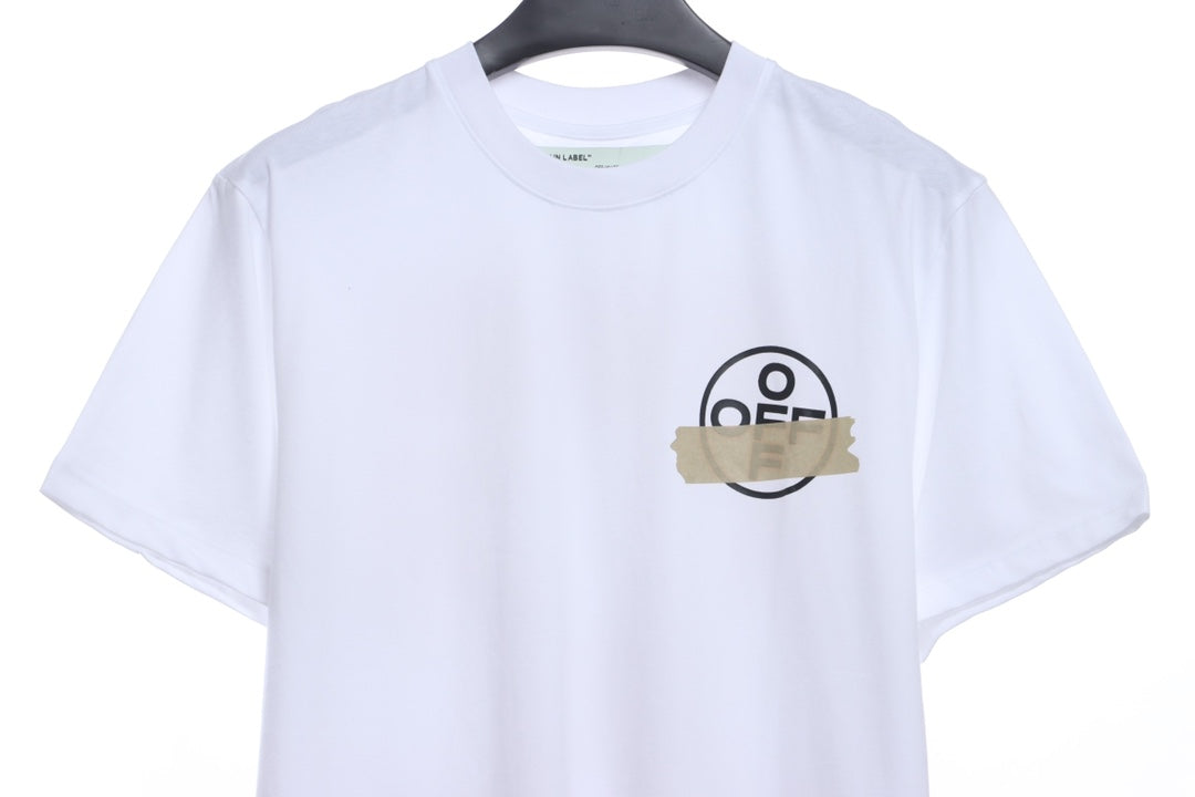 OW tape arrowhead printing short sleeves