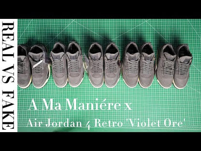 A Ma Mani茅re x Air Jordan 4 Retro Violet Ore 2022 (LN5 A1 Batch)