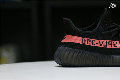 Yeezy 350 V2 Boost Core Black Red Kid(Ln5 A1)